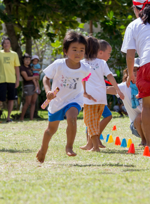 Olympiades familiales avec la Marelle