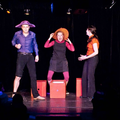 Spectacle Impro'minots par la cie La Lily à Lyon