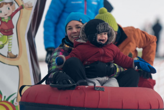 Descentes en luge dans le Massif des Vosges