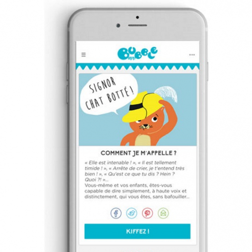Bubble App, appli enfant