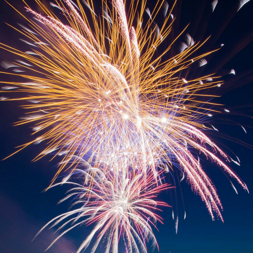 Fête nationale à Caluire et Cuire : Feux d'artifice grandiose