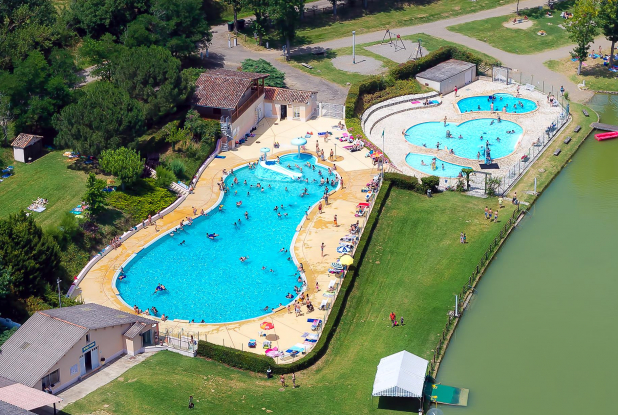 Parc de loisirs de Saint Sardos - Vue d'en haut