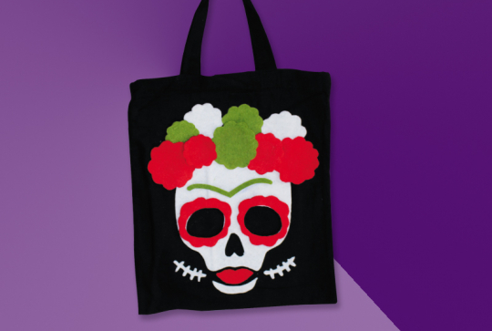 Sac à bonbons tête de mort