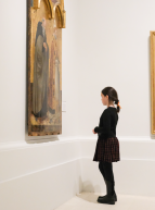 Musée d'Arts de Nantes : enfant face à un tableau