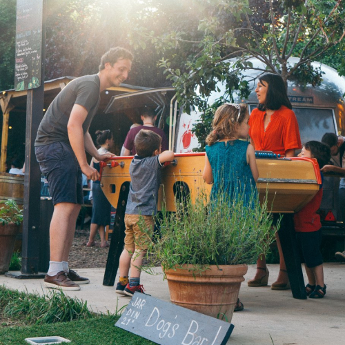 Jardin21 : baby foot en famille