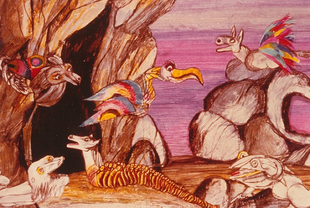 Polichinelle et les contes merveilleux - Vautour