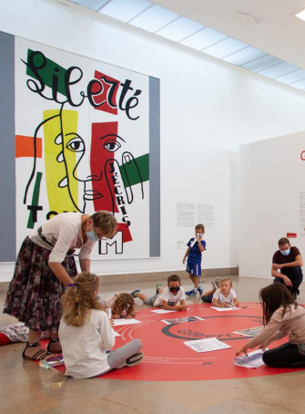 Visites créatives en famille au musée Fernand Léger