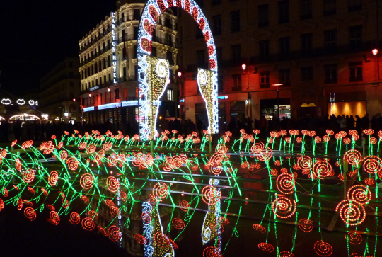 Place de la République - Fête des Lumières 2013