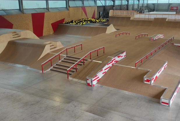 Skatepark Halle de Glisse : Pistes