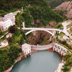 Corps - barrage du Sautet