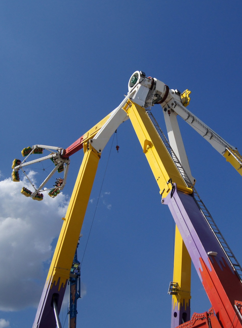 Fête des Loges : manège à sensation