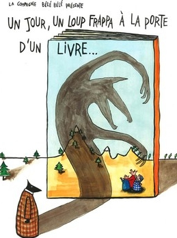 Un jour, un loup frappa à la porte d'un livre - Cie Bélé-Bélé