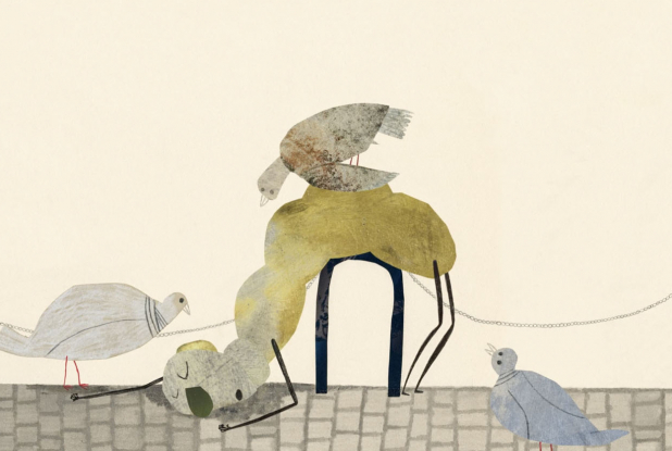 La Cabane aux oiseaux : oiseau dort