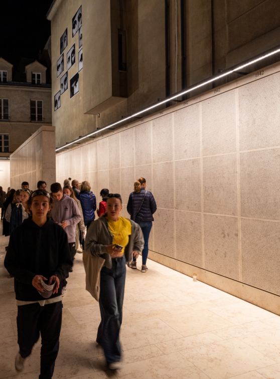 Mémorial de la Shoah : Nocturne