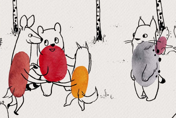 La Ronde des couleurs : Le Petit lynx gris (1)