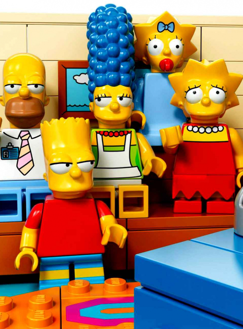 LEGO Maison Simpson : dans le salon