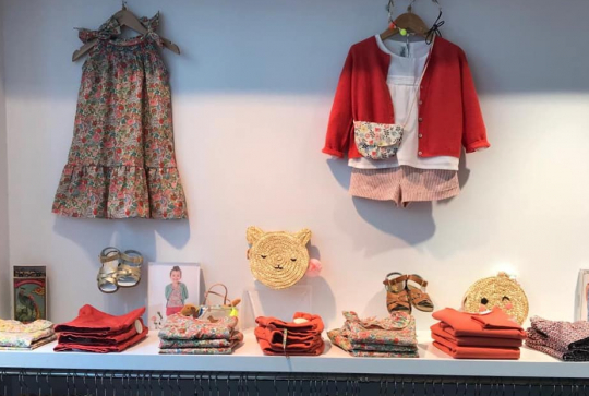 Marie Puce : intérieur de la boutique