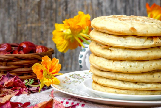 Pancakes au sirop d'érable - Amande Basilic