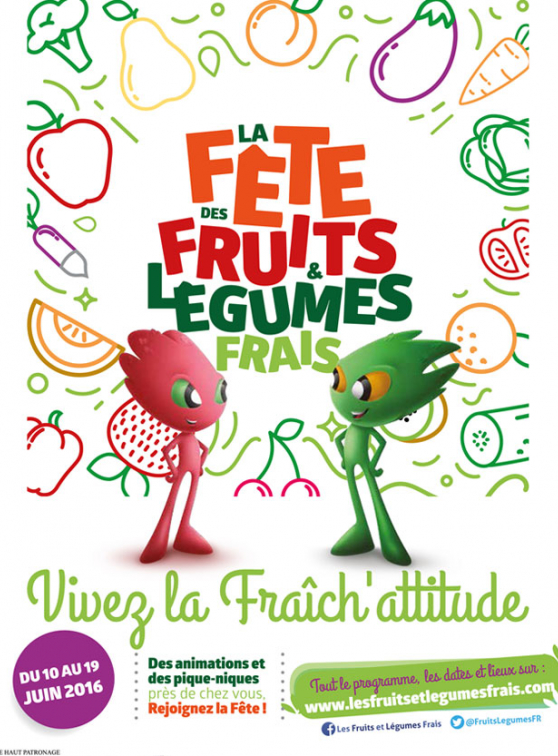 Affiche - Fête des frutis et légumes frais 2016