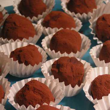 Truffes en chocolat