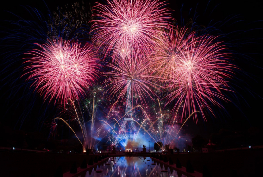 Grand feu d'artifice du 14 juillet 2017 à Paris