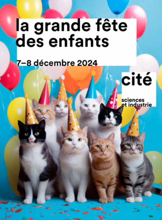 La Grande fête des enfants à la Cité des sciences et de l'industrie - affiche 2024