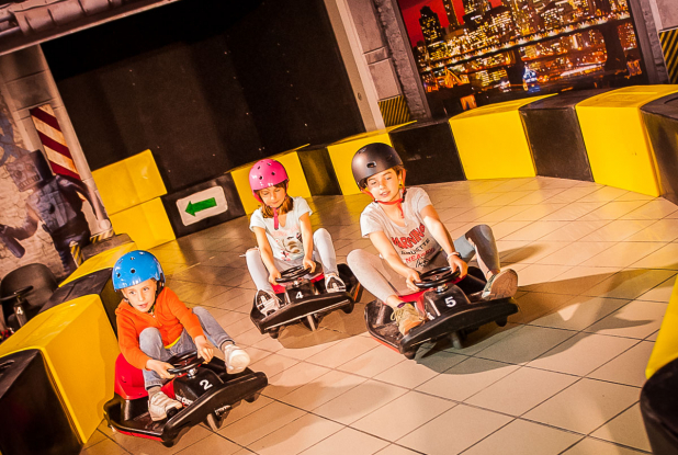 Les enfants à Drift Academy