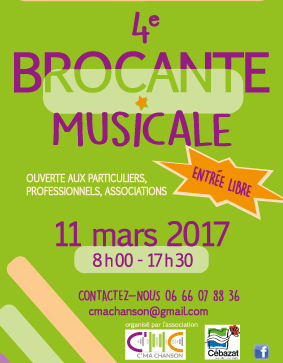 Flyer Brocante musicale 2017