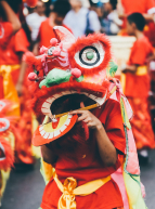 Nouvel an chinois à Nantes : défilé du dragon