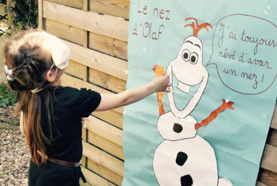 Jeu Reine des Neiges Le Nez d'Olaf