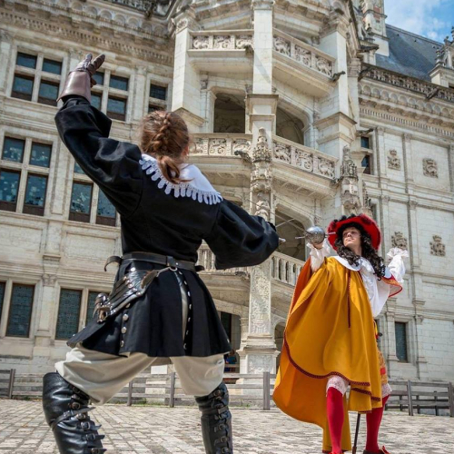 Château de Blois : combat d'épée