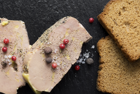 Brochettes foie gras