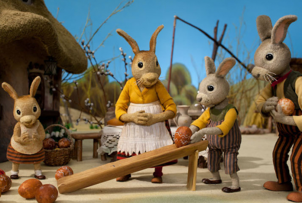 Le Grand jour du lièvre : oeufs de Pâques