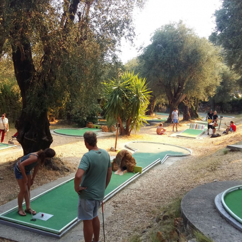 Mini golf du Pian à Menton
