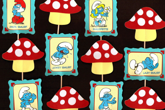 Guirlande Schtroumpfs