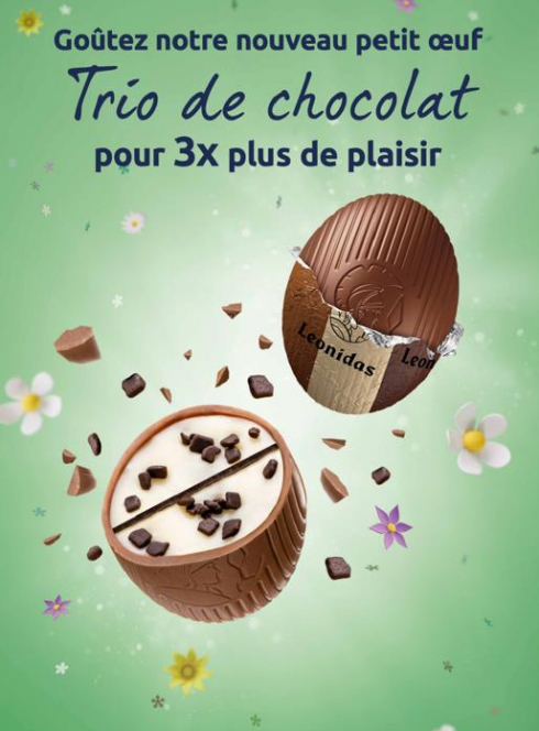 Oeuf Trio de chocolat