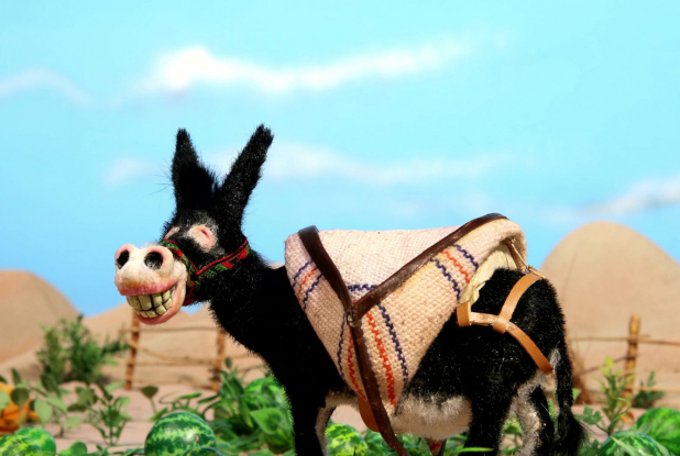 Le chameau et le meunier - chameau dans le desert