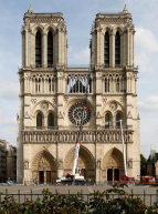 Notre Dame de Paris après incendie