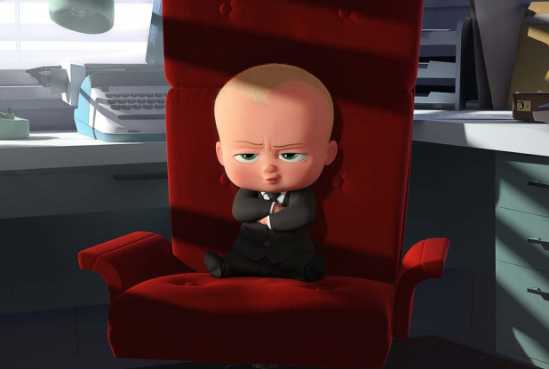 Baby Boss dans le fauteuil