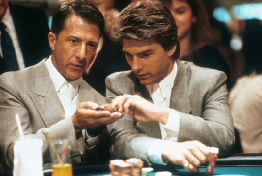 Rain Man : Dustin Hoffman et Tom Cruise, casino