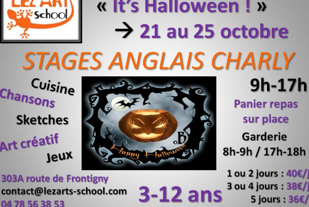 It's Halloween at the Lez'Arts School