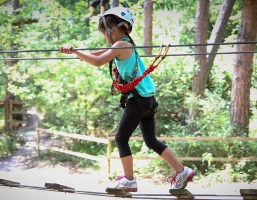 No Limit Aventure Nemours - Pont de singe fillette