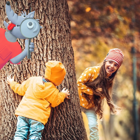 Jeu de piste avec le Loup à l'Arboretum logo