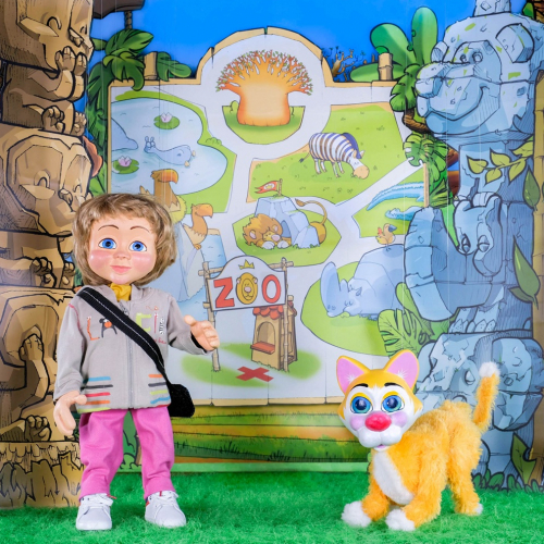 La Girafe bleue - Petit Jean et le chat