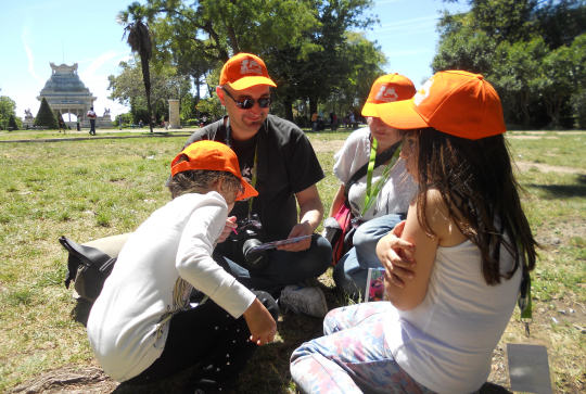 Jeu de défis des Winx à Marseille - équipe orange