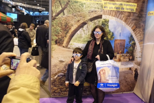 Photo famille Citizenkid - Salon mondial du Tourisme