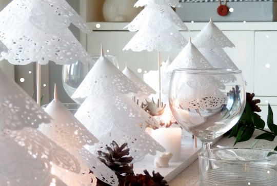 Une forêt en centre de table