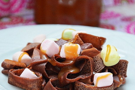 Tagliatelles de crêpes