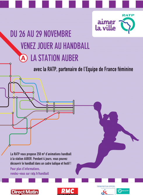 Handball avec la RATP