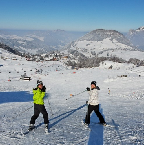 Vacances au ski en famille Alpes du Léman